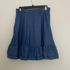 Modcloth ruffle cotton skirt